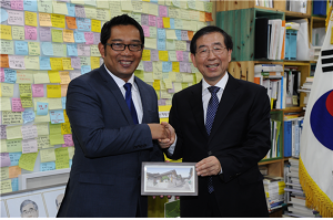 朴元淳市長與印尼萬隆市長共議交流合作