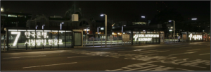 首爾站公車換乘中心換上了新的「光之夜妝」