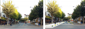 適宜散步的首爾，拓寬社區人行道