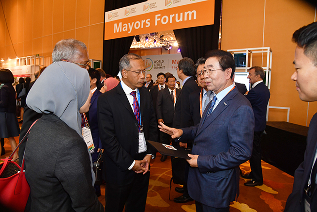 朴元淳市長出席「2018世界城市峰會」市長論壇