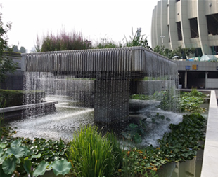 蓮花庭園噴水池