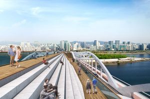 首爾市漢江大橋時隔百年再度恢復，預計於2021年開通