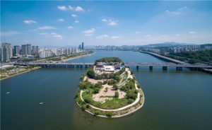 複合文化空間共存的漢江音樂島「鷺得島」正式開放