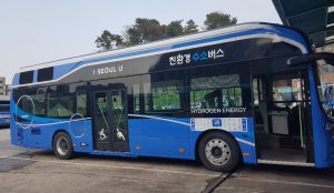 環保氫氣公車於首爾市區正式上路