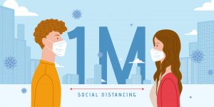 保持社交距離2級防疫政策延長3週至5月23日