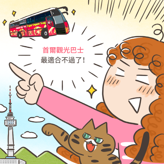 首爾觀光巴士 最適合不過了！