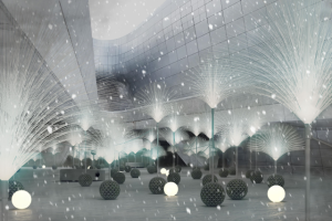 用燈光在DDP 220公尺外牆打造出的超現實世界「首爾之光」將於17日開幕