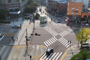 首爾市新設對角斑馬線等28處行人穿越道，2022年還將擴充31處，以「強化步行安全」