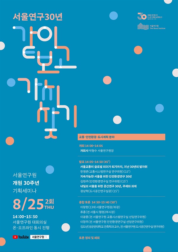 從首爾的未來城市構成至大眾交通體系，打造市民生活基礎建設的30年研究-Poster