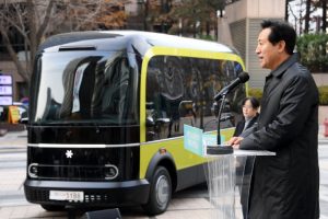 清溪川自動駕駛公車試乘活動