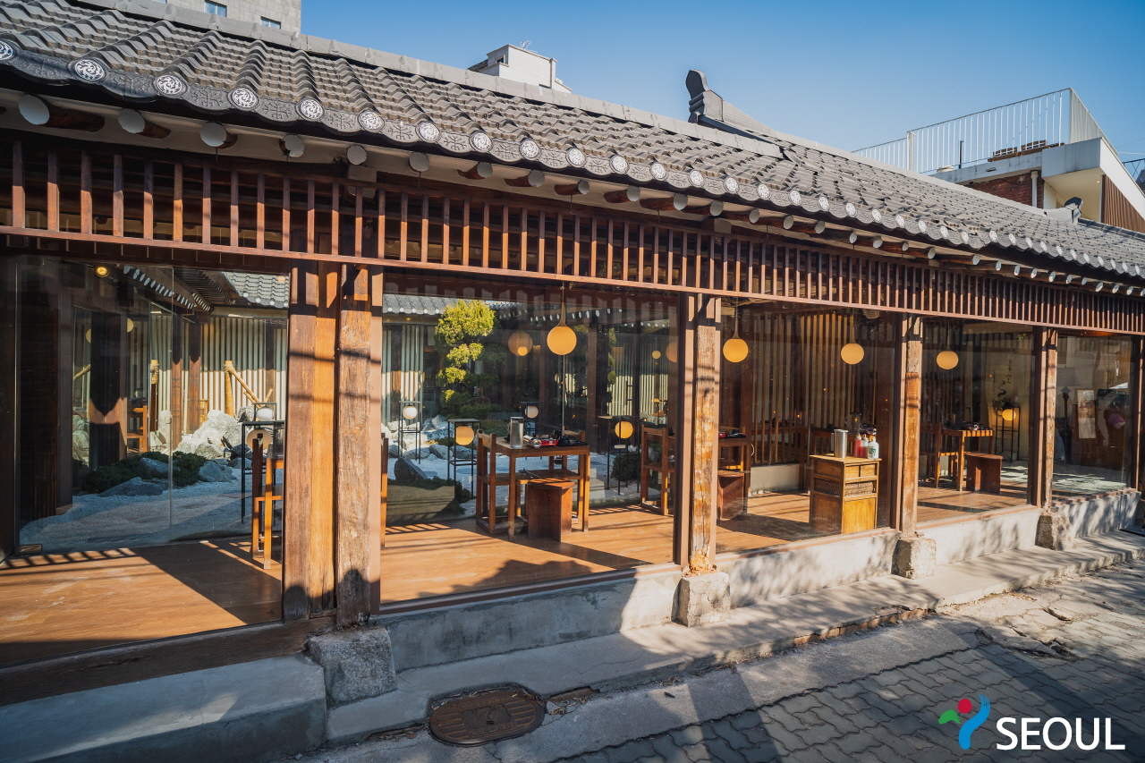 韓屋村內的咖啡店照片2