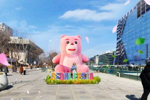 來光化門廣場體驗首爾，找貝力熊玩耍吧