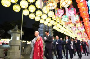 大韓佛教天台宗觀門寺敬祝點燈儀式-2