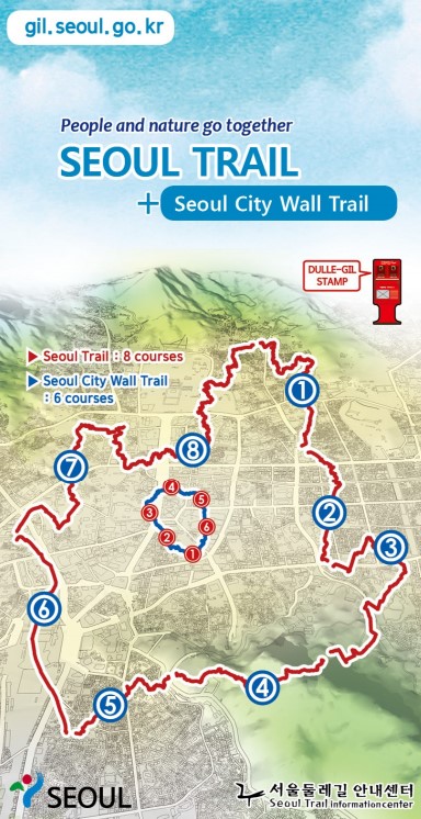 Seoul Trail Map