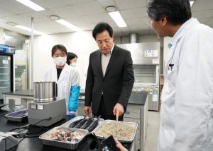 訪問排放福島核廢水核能檢測現場