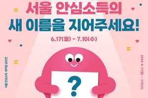 「一起為首爾安心所得取名吧！」首爾市舉辦市民選拔的徵件比賽