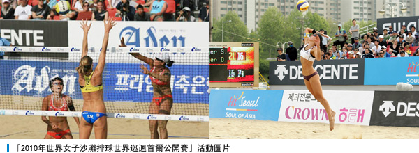 
「2010年世界女子沙灘排球世界巡迴首爾公開賽 」活動圖片
