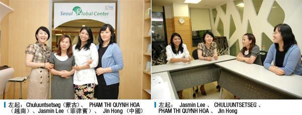 左起：Chuluuntsetseg(蒙古)、PHAM THI QUYNH HOA(越南)、Jasmin Lee(菲律賓)、Jin Hong(中國), 左起：Jasmin Lee、Chuluuntsetseg、PHAM THI QUYNH HOA、Jin Hong