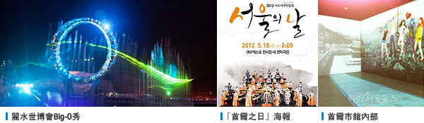 麗水世博會 Big-O秀 , 「首爾之日」海報 , 首爾市館內部