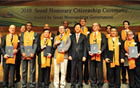 16名外國人選為「2011首爾市榮譽市民」