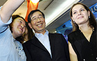 外籍留學生拜訪朴元淳市長，並提出有關首爾市政的政策建議