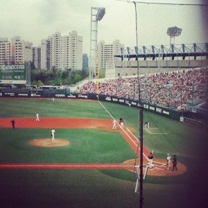 Baseball fever in Seoul, Korea